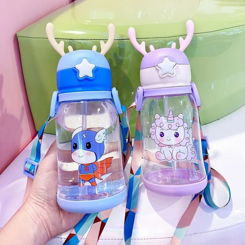 Antler Shape Kids Water Bottle