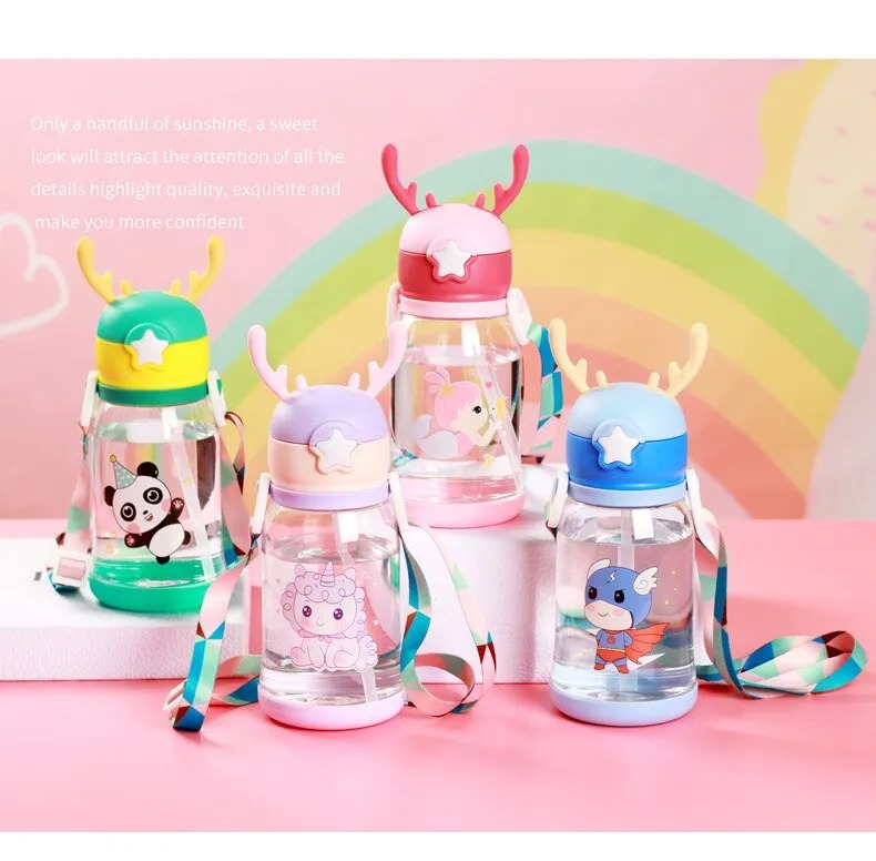 Antler Shape Kids Water Bottle