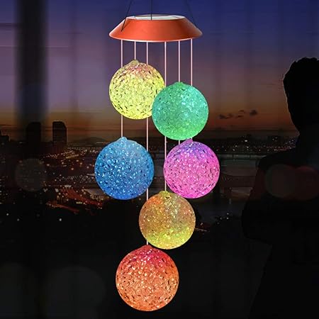 Solar Wind Colorful Chimes Lights